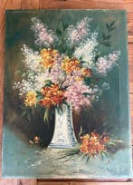 Victor Morlot (1852-c.1920)? - Bloemen in vaas, Antiek en Kunst