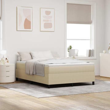 vidaXL Platformbedframe Grijs Groen 160 x 200 cm Corduroy, Verzenden, Nieuw