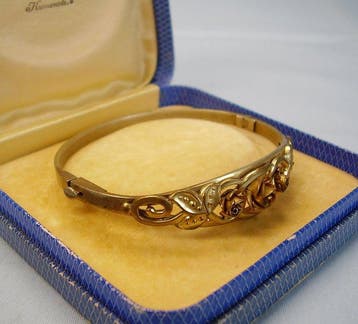 Zonder minimumprijs - Armband Schaumgoud / goudverguld -