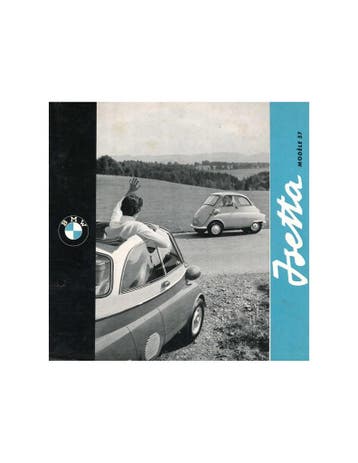 1957 BMW ISETTA BROCHURE FRANS