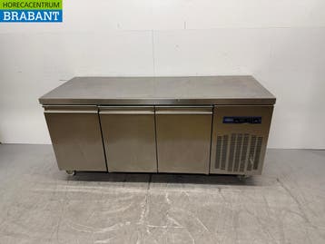 RVS Rubbens Verrijdbare Vrieswerkbank 3 Deuren 184,5 cm 230V, Ophalen of Verzenden