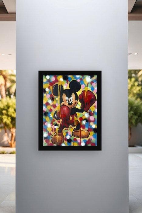 NO1R - Mickey Mouse: Knockout Mode, Antiquités & Art, Art | Peinture | Moderne