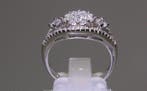 Zirkoon ring - Hoogte: 22.4 mm - Breedte: 20 mm- 3.2 g - (1)
