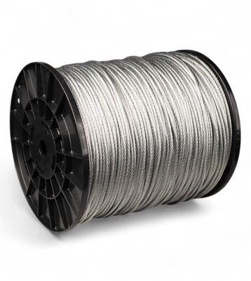 Staalkabel 4 mm 600 meter op katrol, Verzenden, Nieuw