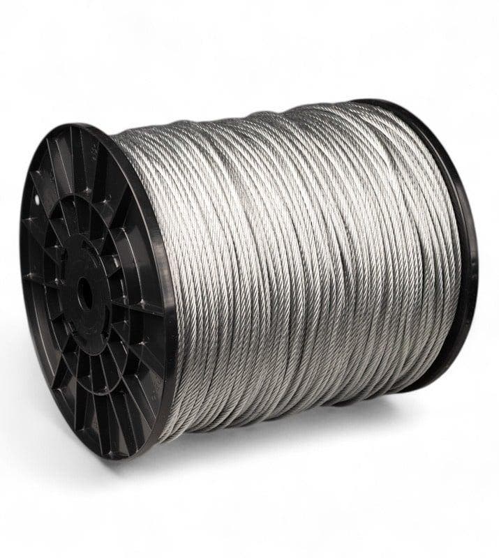 Staalkabel 4 mm 600 meter op katrol, Jardin & Terrasse, Jardin & Terrasse Autre, Envoi