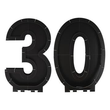 Zwarte Ballonnen Standaard 30 Jaar, Hobby en Vrije tijd, Verzenden, Nieuw