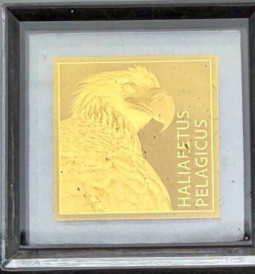 Tsjaad. 3000 Francs Harpia & Haliaeetus , 2x1/1000 Oz
