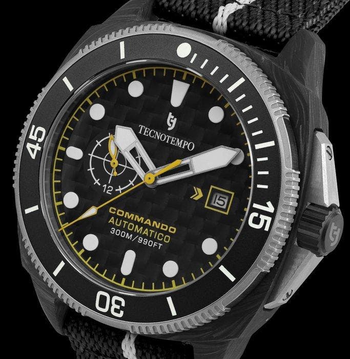 Tecnotempo - Commando - Forged Carbon & Titanium -, Bijoux, Sacs & Beauté, Montres | Hommes