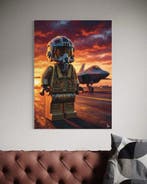 ANDSAL - Fighter Pilot Lego Special Limited Edition w/COA, Nieuw