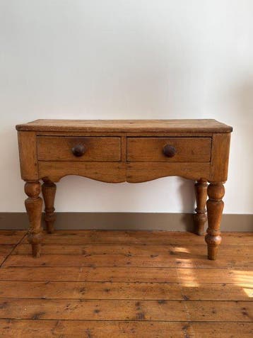 Wandtafel - Hout - Grenen wandconsole