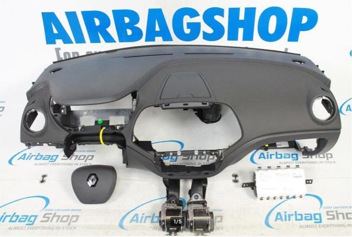 AIRBAG SET – DASHBOARD ZWART RENAULT CAPTUR FACELIFT, Autos : Pièces & Accessoires, Tableau de bord & Interrupteurs