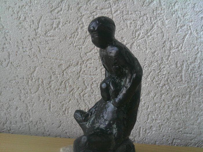 Beeldje - KINDEREN - Composiet, Antiquités & Art, Curiosités & Brocante