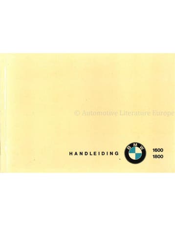 1965 BMW 1600 / 1800 INSTRUCTIEBOEKJE NEDERLANDS, Ophalen of Verzenden