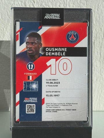 2026 Topps Topps Total Football Ousmane Dembélé Édition, Verzamelen, Nieuw
