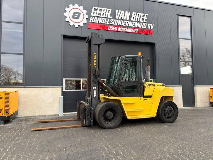 Veiling: Heftruck Hyster H8.00XM-6 Diesel 6880kg 4.65m 2008, Zakelijke goederen, Machines en Bouw | Heftrucks en Intern transport