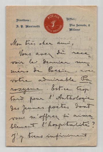 Filippo Tommaso Marinetti - Mon auto à 120 à lheure -