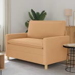 vidaXL bank / zetel Beige 126 x 81 x 87,5 cm Stof, Verzenden