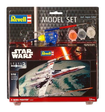 Star Wars Model Kit 1/112 Model Set X-Wing Fighter 11 cm, Ophalen of Verzenden