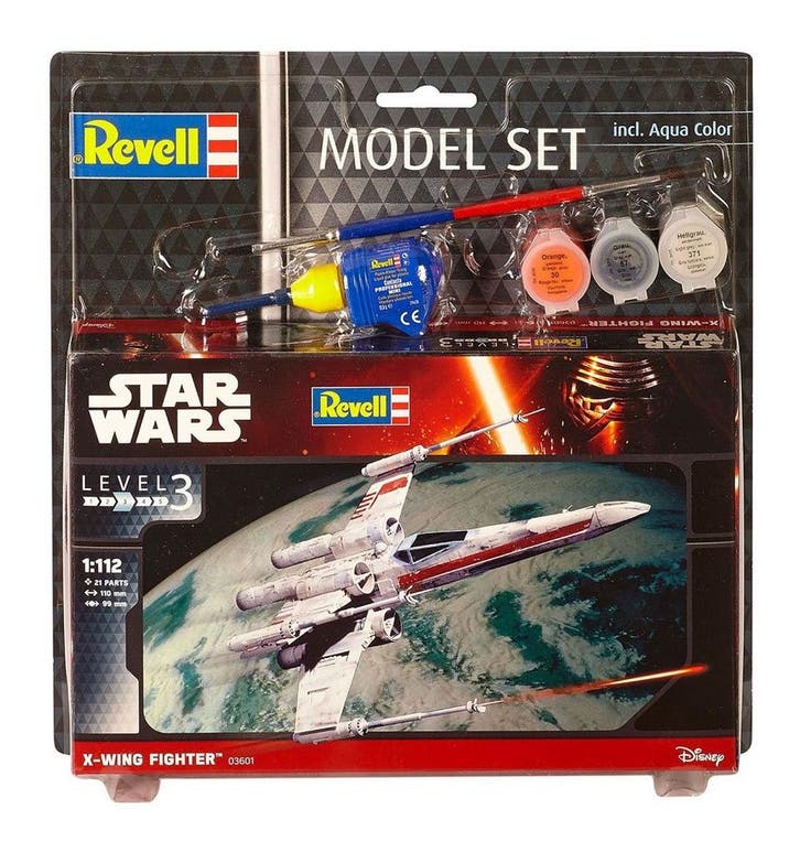 Star Wars Model Kit 1/112 Model Set X-Wing Fighter 11 cm, Collections, Star Wars, Enlèvement ou Envoi