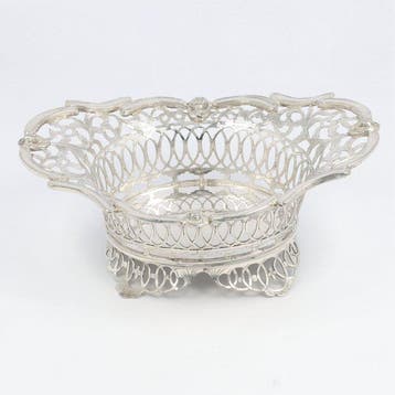 J. Postmus (Hoorn 1912) - Bonbon mand - .833 zilver