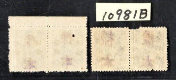 Chine - 1878-1949 - Surtaxe pour spécimens rares sur les