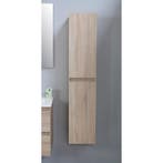 Badmeubelkast BWS Pepper Hoge Kast Greeploos 2 Deuren, Ophalen of Verzenden, Bad