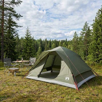 vidaXL Directe Tent Olijfgroen 305 x 215 x 140 cm Polyester, Verzenden