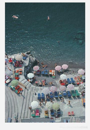 Slim Aarons (1916–2006) - Positano Beach