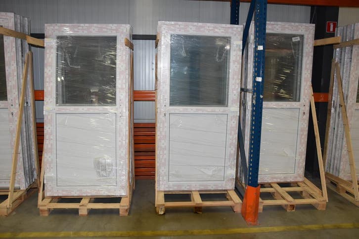 pvc raam, pvc deur, pvc kozijn, pvc schuifpui, kunststof pui, Bricolage & Construction, Châssis & Portes coulissantes, Envoi