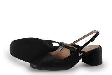 Manfield Slingbacks in maat 36 Zwart, Kleding | Dames, Schoenen, Verzenden, Zwart, Manfield, Gedragen