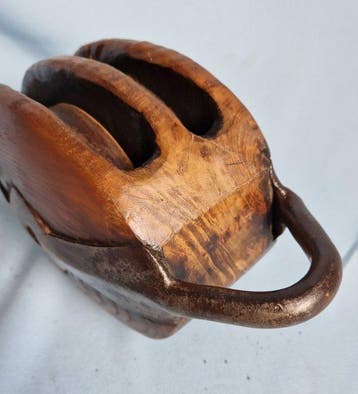 Ship’s pulley - Hout, IJzer