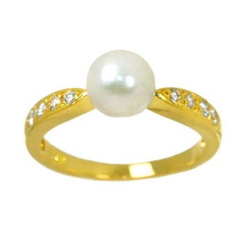 Mikimoto - Ring - 18 karaat Geel goud