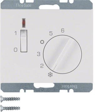 Thermostat Hager Berker avec contact NC et indicateur LED -, Verzenden