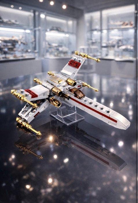 Lego Set - Star Wars - Lego Chrome Silver Red X-Wing, Kinderen en Baby's, Speelgoed | Duplo en Lego