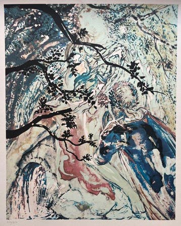 Salvador Dali (1904-1989) - Lancelot and Guinevere