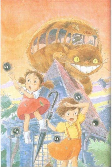 Hayao Miyazaki - 1 Original colour drawing - My Neighbor, Nieuw