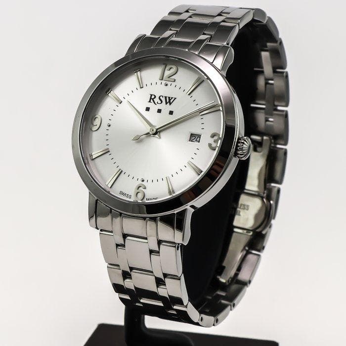RSW - Swiss Made Watch - RSWM113-SS-1 - Sans prix de réserve, Handtassen en Accessoires, Horloges | Heren