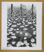 M.C. Escher (1898-1972) - after - Three Worlds Drei Welten -