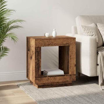 vidaXL Bijzettafel Oud hout 60 x 40 x 65 cm Bewerkt hout, Huis en Inrichting, Tafels | Bijzettafels, Verzenden, Nieuw