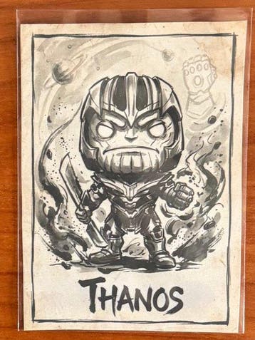 Funko - Funko Pop - Marvel - Thanos #460 Super Size Jumbo