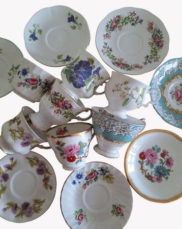 Royal Albert, Elizabethan, Rosina - Kop en schotel (14) -