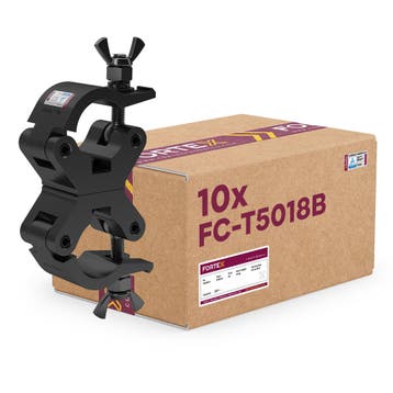 10x FORTEX Swivel Coupler truss klem WLL 750kg buis Ø48-51mm, Verzenden, Nieuw