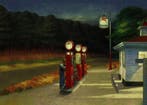 Edward Hopper - “Gas, 1940”. - 40 x 30 cm.