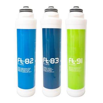 FT Waterfilter Set Zonder Zilver Carbon, Verzenden, Nieuw