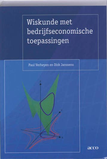 Wiskunde met bedrijfseconomische toepassingen 9789033475931, Verzenden, Gelezen, Paul Verheyen