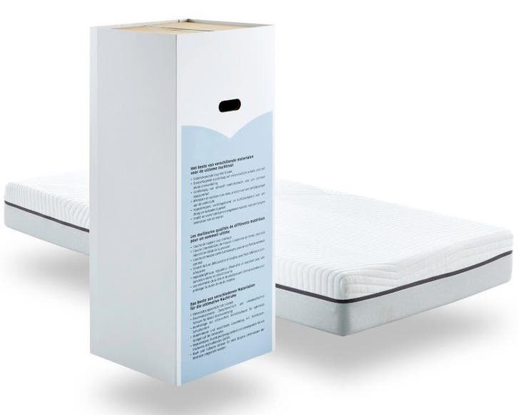 Matras Buddy Traagschuim Hybride Pocketvering Matras - 180 x, Huis en Inrichting, Slaapkamer | Matrassen en Bedbodems