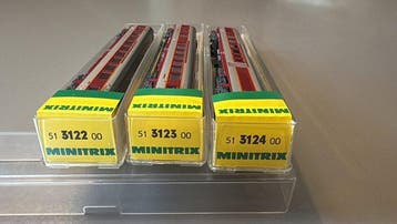 Minitrix N - 51 3122 00; 51 3123 00; 51 3124 00 - Modeltrein