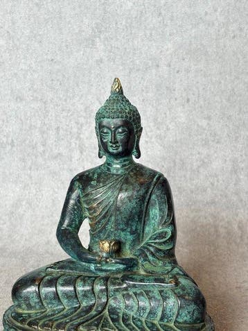 Boeddha sculptuur - Brons - Azië (Zonder minimumprijs)