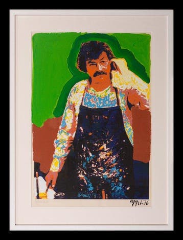Karel Appel (1921-2006) - Appel in atelier