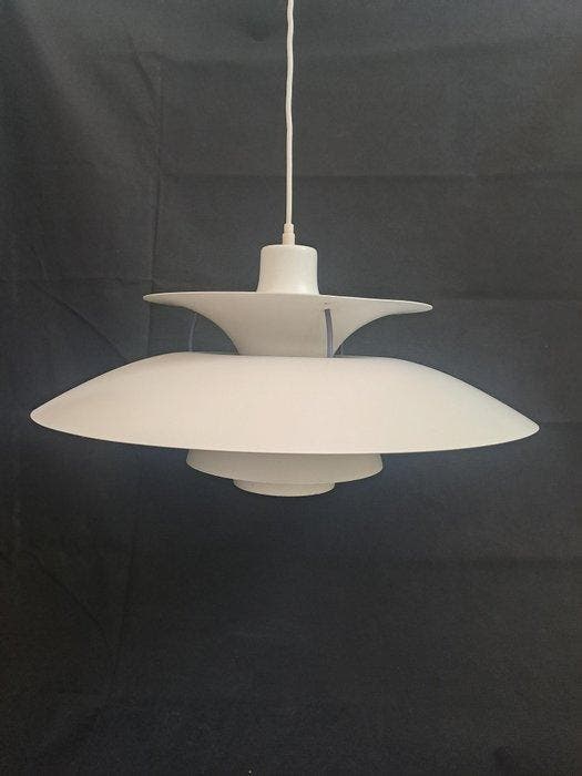 Louis Poulsen - Poul Henningsen - Plafondlamp - PH5 - Staal, Antiek en Kunst, Antiek | Verlichting